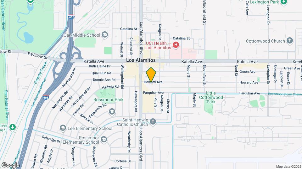 3582 Howard Ave Map and Location Details