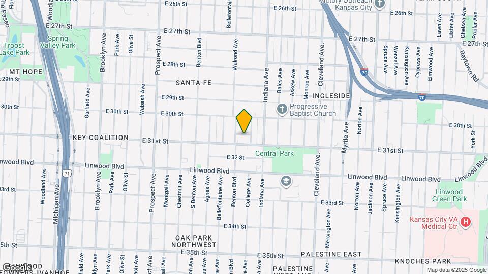 3211 E 30 Terrace Mapa y Detalles de la Ubicación