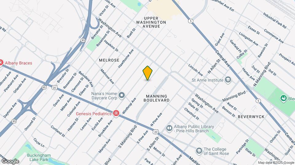 116 Winthrop Ave Map and Location Details