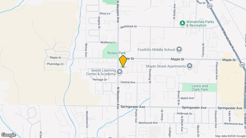 1227 N Western Ave, Unit 103 Map and Location Details
