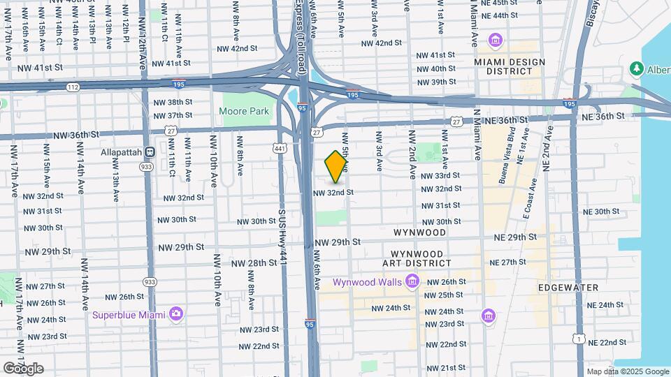 533 NW 32nd St Mapa y Detalles de la Ubicación