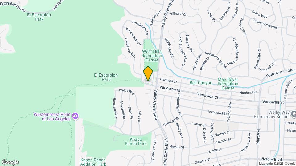 6865 Valley Circle Blvd Mapa y Detalles de la Ubicación