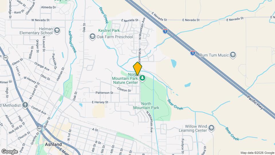 607 N Mountain Ave Map and Location Details