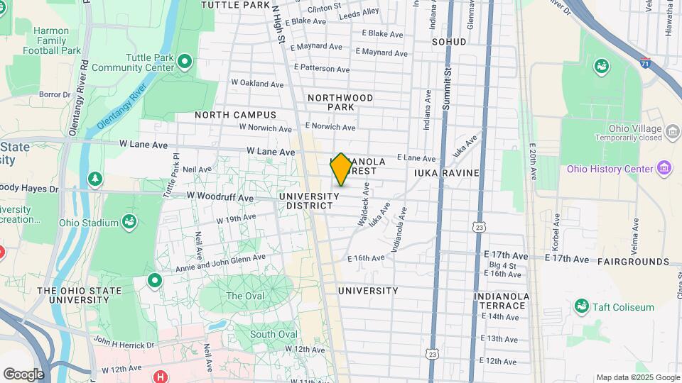 66-68-68 E Woodruff Ave Map and Location Details