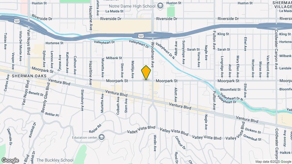 13718 Moorpark St Mapa y Detalles de la Ubicación