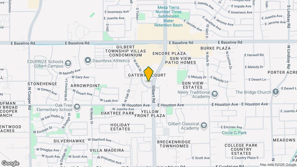 1333 N Brittany Ln Map and Location Details