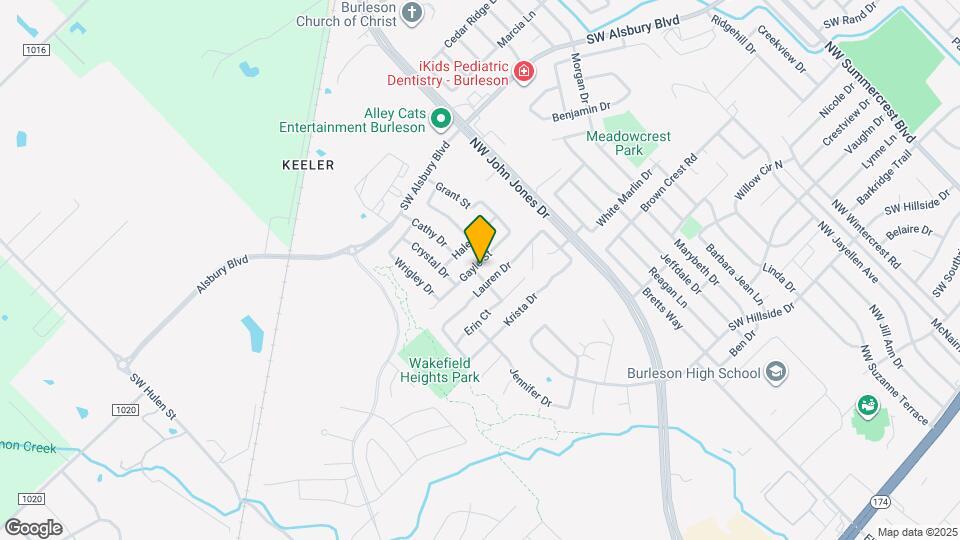 1333 Gayle St Map and Location Details