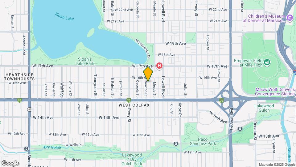 1570 Newton St Map and Location Details