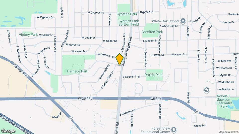 7 E Pickwick Rd Map and Location Details