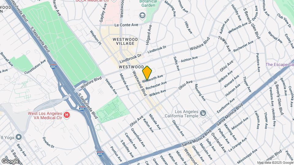 10864 Wellworth Ave Map and Location Details