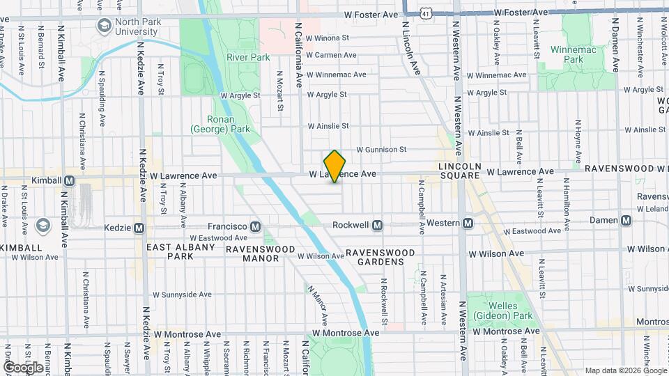 2710 W Giddings St Map and Location Details