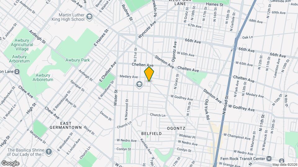 6234 N 20th St Map and Location Details