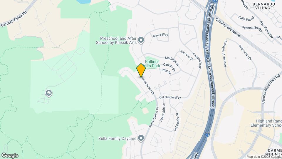 15190 Penasquitos Dr Mapa y Detalles de la Ubicación