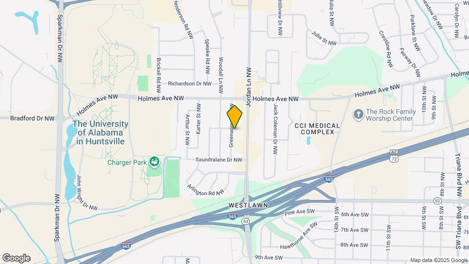 418 Greenacres Dr NW Map and Location Details