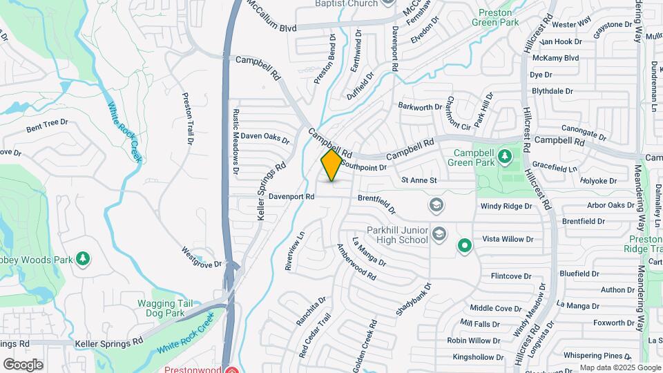 6438 Cedar Hollow Map and Location Details