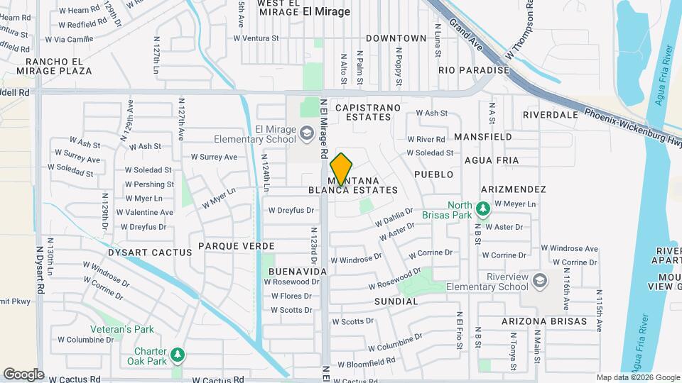 12213 W Pershing Ave Mapa y Detalles de la Ubicación