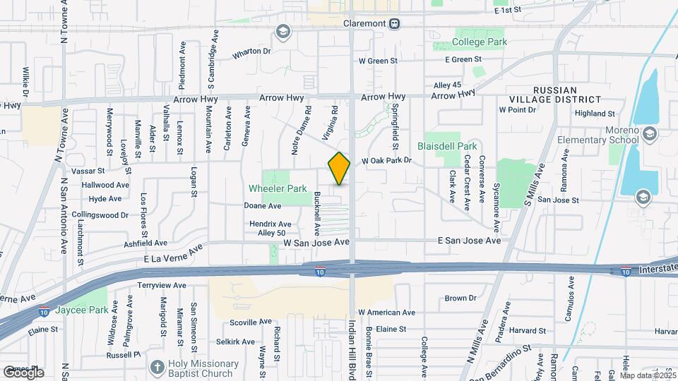 560 Bucknell Ave Map and Location Details