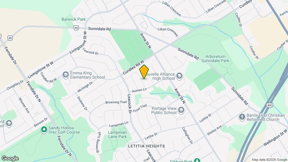 15 Christie Crescent Map and Location Details