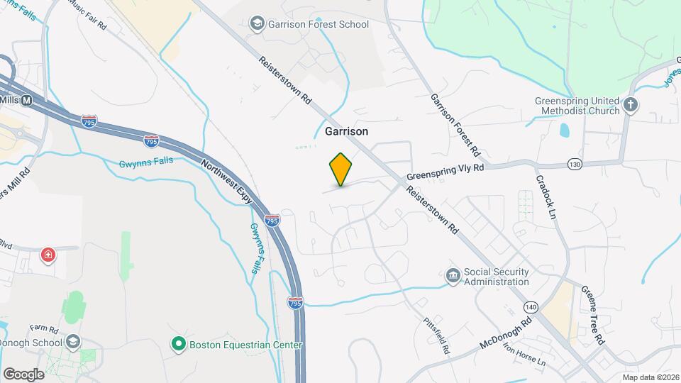 8101 Greenspring Way Map and Location Details