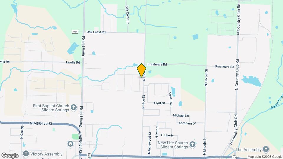 2309 Brook Ln Map and Location Details