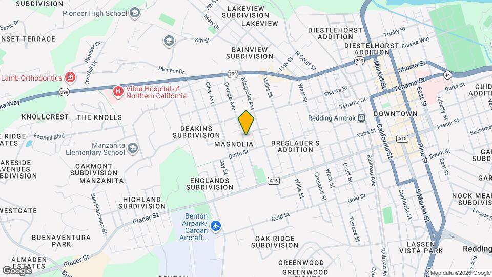 1427 Orange Ave Map and Location Details