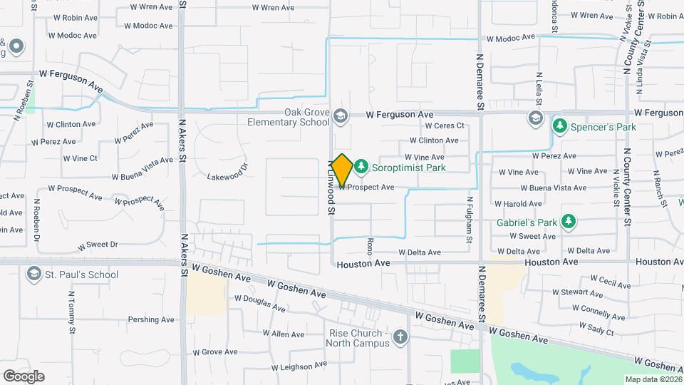 4419 W Prospect Ave Map and Location Details