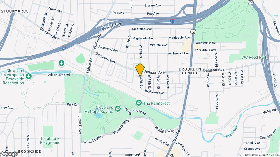3860 W 37th St Map and Location Details