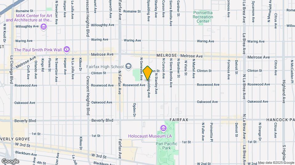 507 N Spaulding Ave Mapa y Detalles de la Ubicación