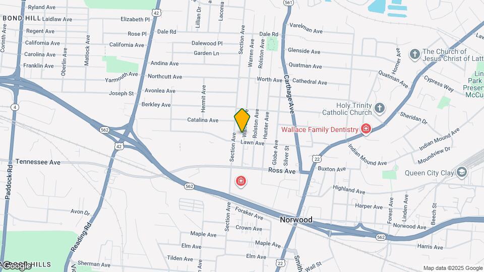 5209 Warren Ave Map and Location Details