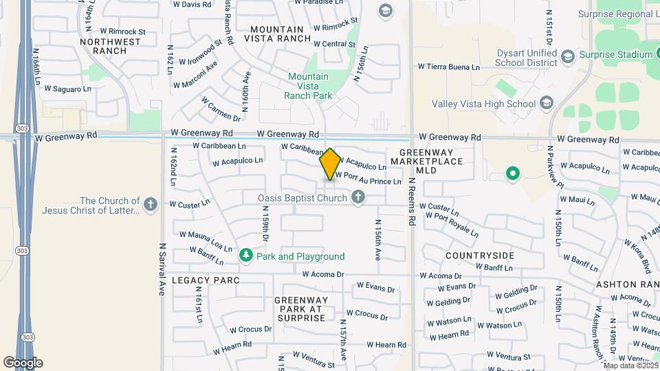 15104 N 156th Ln Map and Location Details