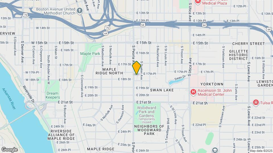 1735 S Peoria Ave, Unit 4 Map and Location Details