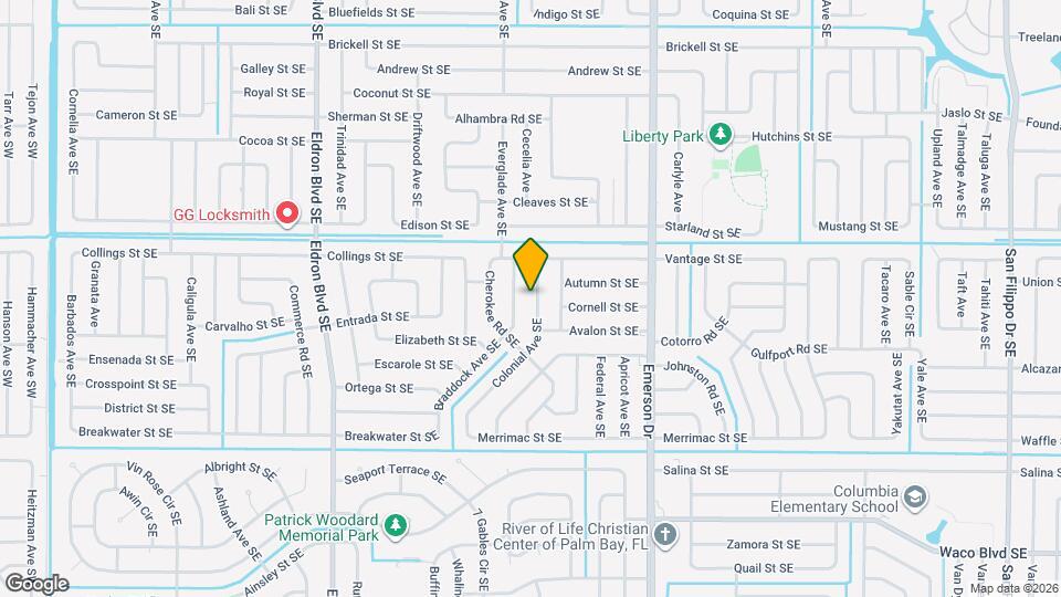 934 Colonial Ave SE Map and Location Details