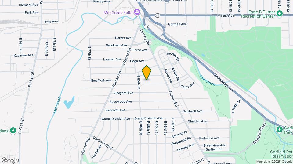 8713 Jeffries Ave Map and Location Details