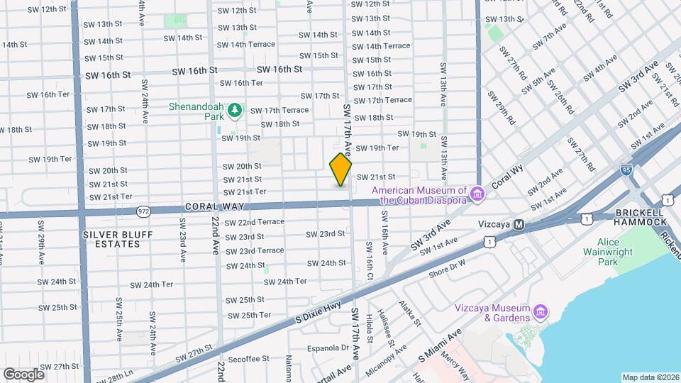1732 SW 21st Ter Mapa y Detalles de la Ubicación