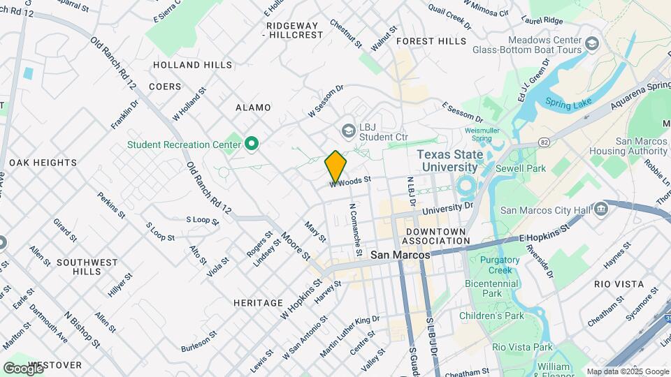 Comanche Hill Apartments Map and Location Details