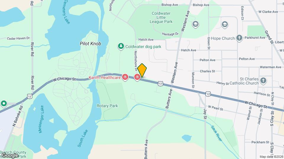 528 W Chicago St Map and Location Details