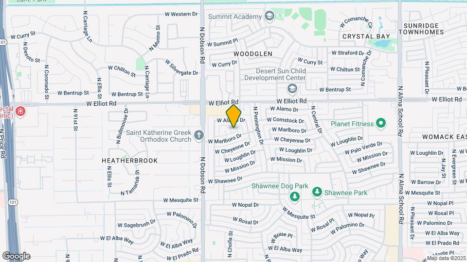 2826 N Villas Ct Map and Location Details