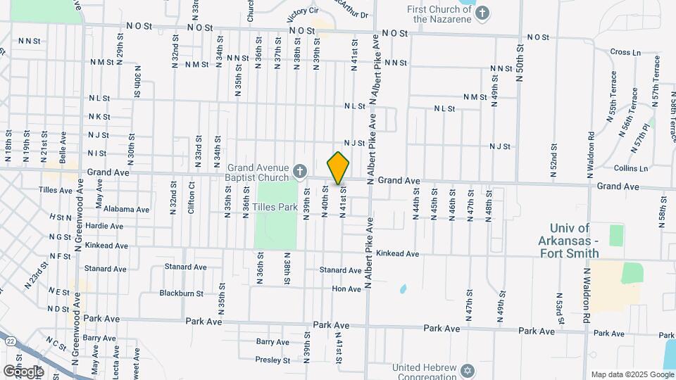 909 N 41st St, Unit 1 Map and Location Details