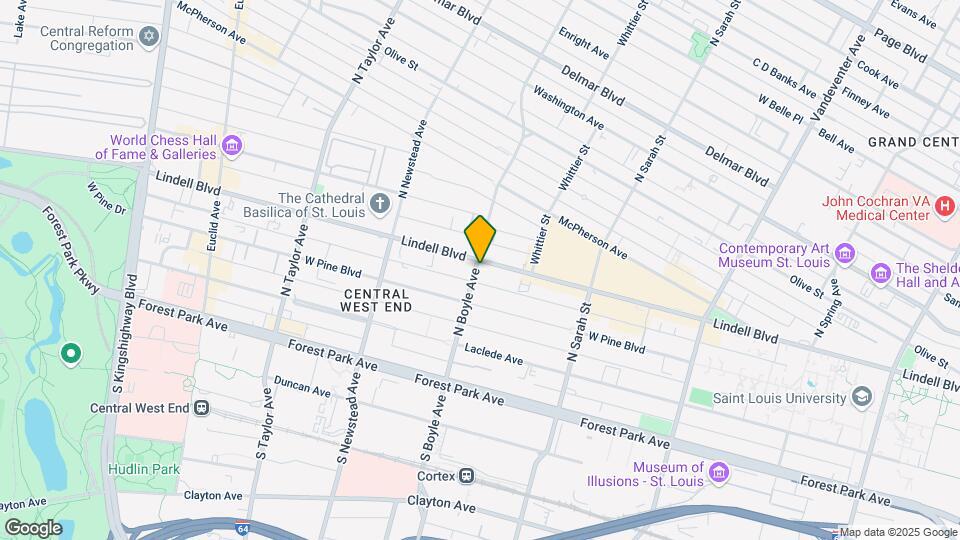 4260 Lindell Blvd Map and Location Details