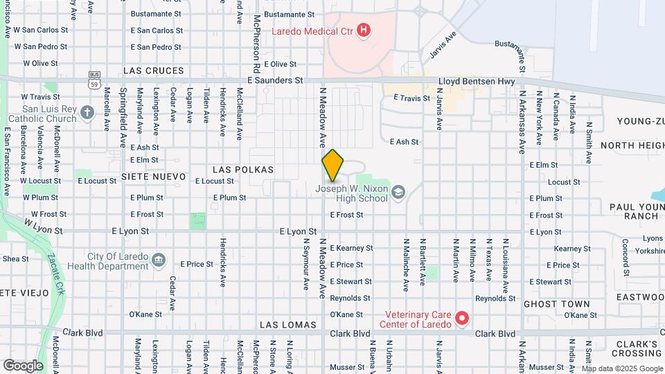 1610 E Plum St Map and Location Details