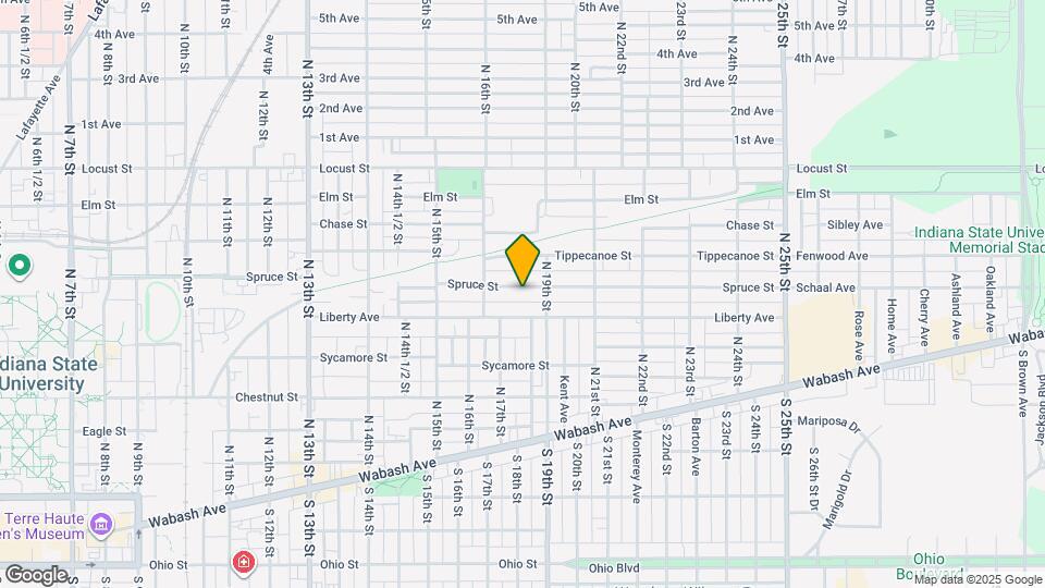 1645 Spruce St Map and Location Details