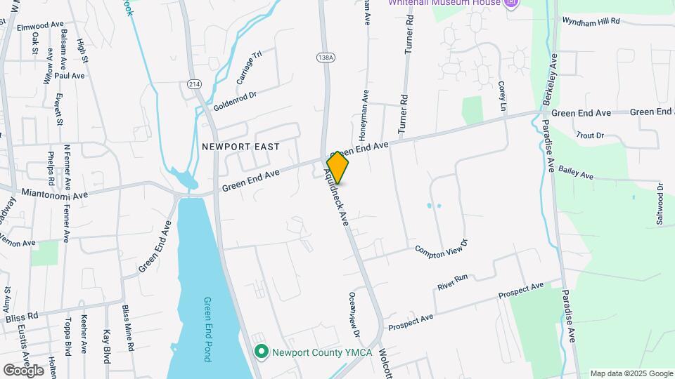 663 Aquidneck Ave Map and Location Details