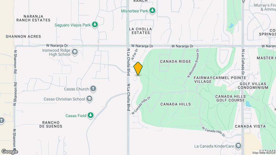 10984 N Double Eagle Ct Map and Location Details