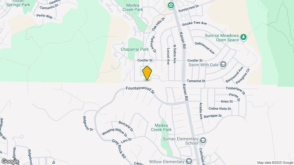 5904 Sunny Vista Ave, Unit ADUOsk Park Map and Location Details
