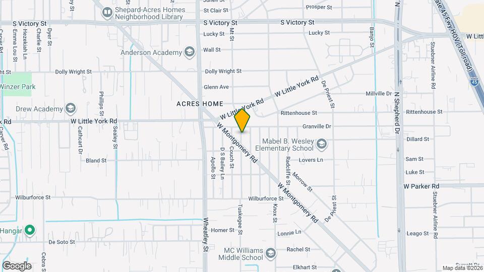 6812 Tuskegee St Map and Location Details