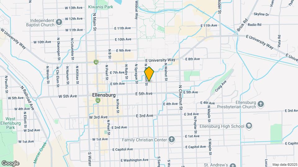 500 E 6th Ave Map and Location Details