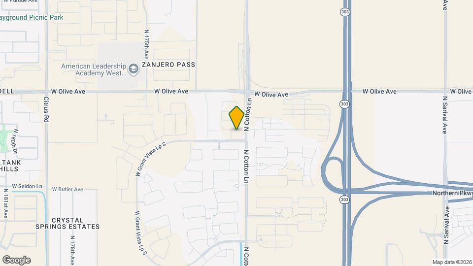 17109 W Lawrence Ln Map and Location Details