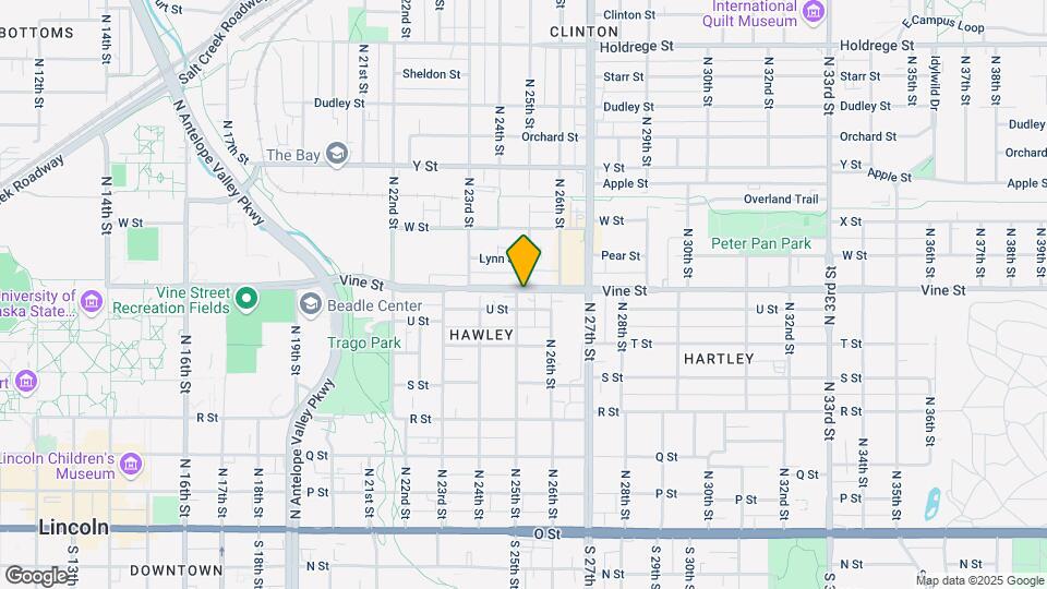 738 N 25th St Map and Location Details