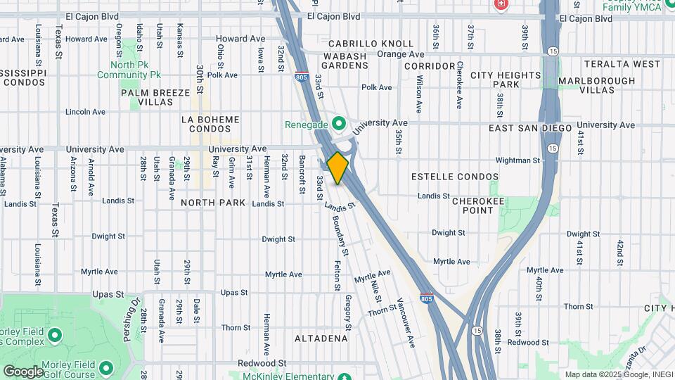 3752 Nile St Mapa y Detalles de la Ubicación