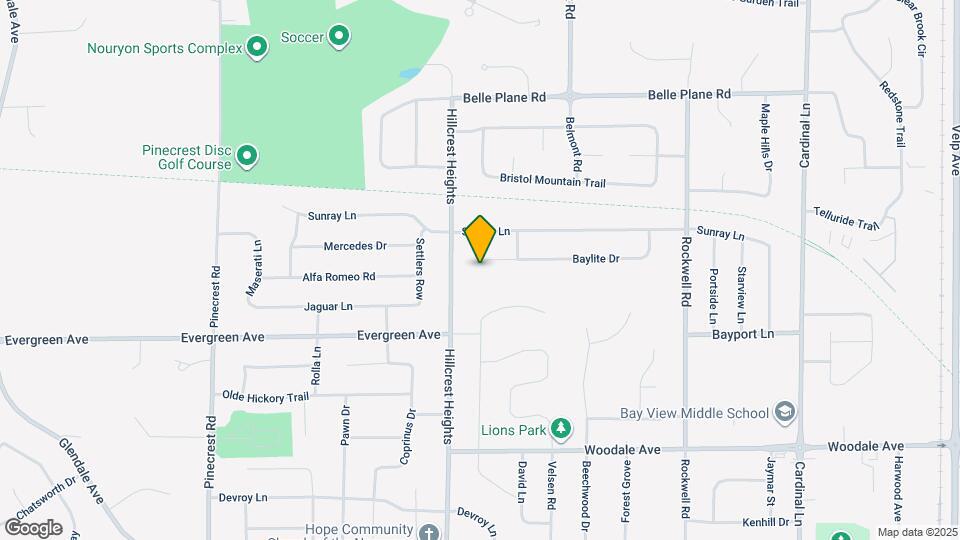 2925 Baylite Dr Map and Location Details